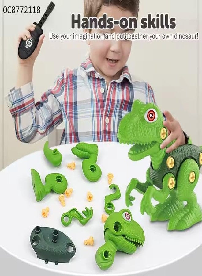 Aganta Dinosaur Pack of 4 with 1 Screwdriver Take Apart Dino Kids Building Learning Toys for 3+ Year - Image 4
